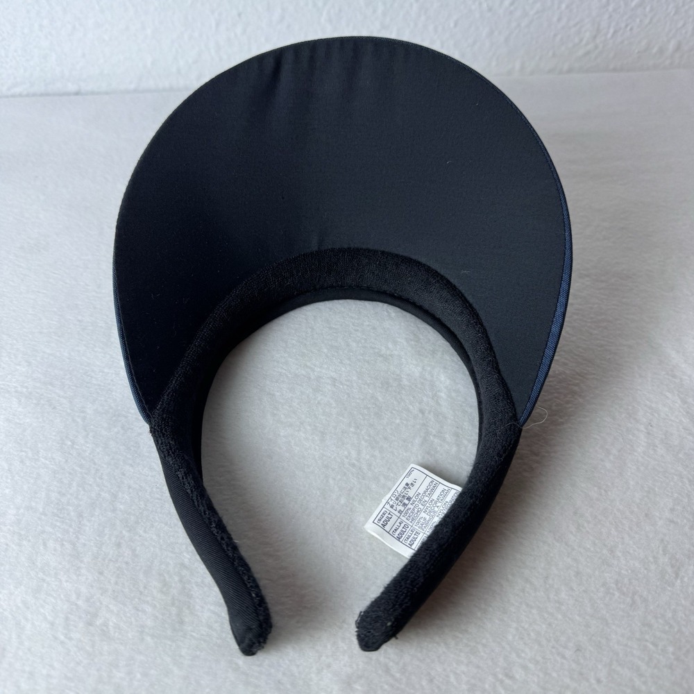 Vintage Disney Disneyland Resort Mickey Mouse Visor Hat 90s Blue Black M - Picture 8 of 8